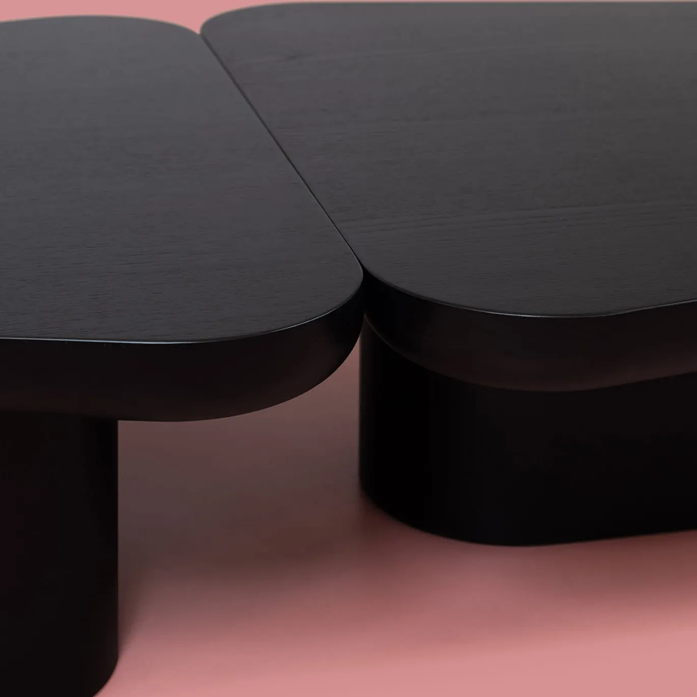 Pangea Dark Stained Walnut Coffee Table