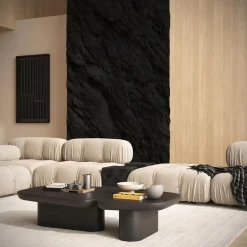 Pangea Dark Stained Walnut Coffee Table