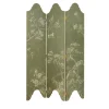 Paravento Moro Verde Scuro con Motivo Chinoiserie