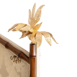 Paravento Riomaggiore Bamboo beige e marrone