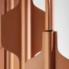 Paravento Ro Separ� Freestanding in Pelle Marrone di Mia Cullin
