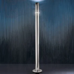 21515/P-C Lampada da terra in argento