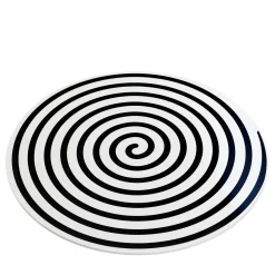 Piatti girevoli Polidor in bianco e nero di Elena Cutolo