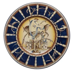 Piatto blu Isabella - Edizione limitata di Gio Ponti