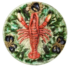 Piatto da parete con aragosta