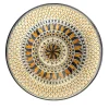 Piatto da parete in maiolica Rinascimento geometrico