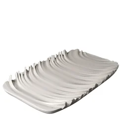 Piatto Decorativo Bianco di Aldo Londi