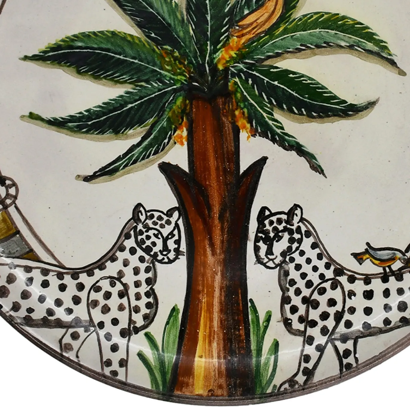 Piatto Decorativo Giardini Reali in Ceramica