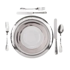Piatto decorativo in argento sterling Troiana