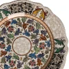 Piatto Decorativo in Ceramica Policroma con Motivo Floreale #4