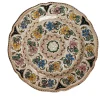 Piatto Decorativo in Ceramica Policroma con Motivo Floreale #3