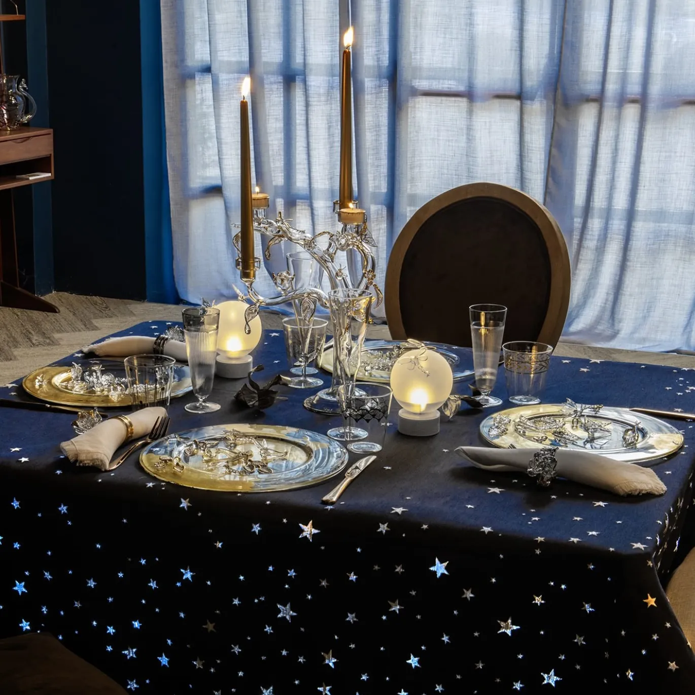 Piatto Decorativo in Vetro Oro Libellula Aurora