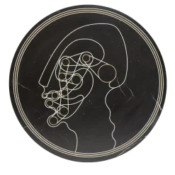 Piatto decorativo Marblelous XI di Federico Pepe