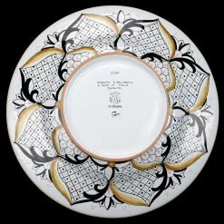 Piatto Decorativo Rotondo Pink Damask