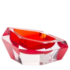 Piccolo centrotavola rosso Kastle di Karim Rashid
