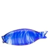 Piccolo pesce blu in vetro di Murano