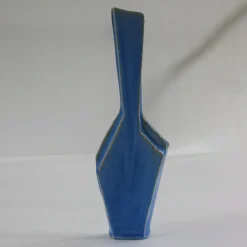 Piccolo vaso cubista blu N.2