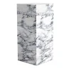 Piedistallo Bloc in Marmo Arabescato Bianco by Martage Collection