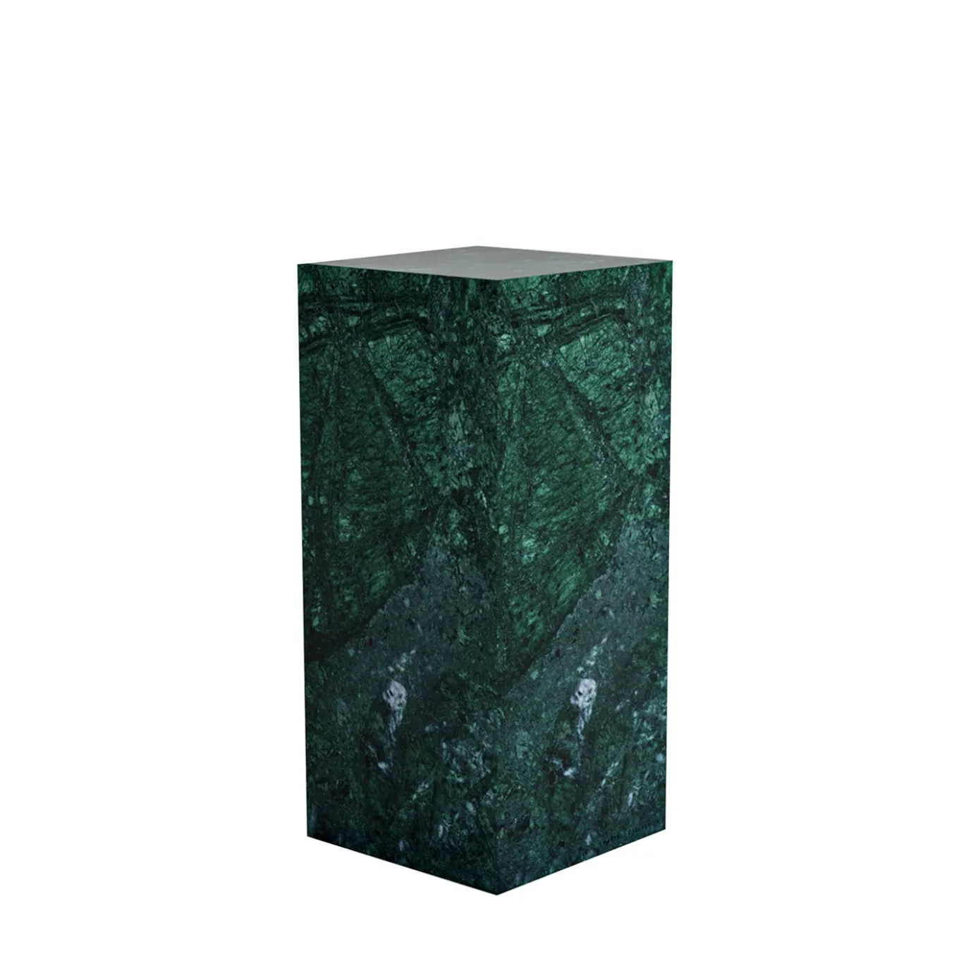 Piedistallo Bloc in Marmo Verde Guatemala by Martage Collection