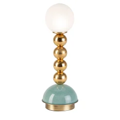 Pins lampada da tavolo piccola turchese