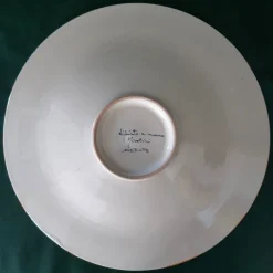 Piuma di pavone gialla ⌀ Piatto decorativo da 30 cm