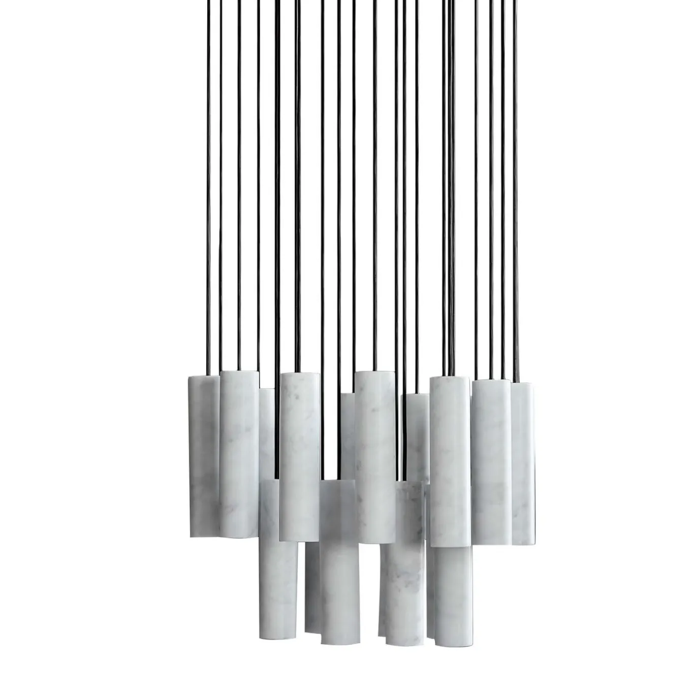 Plafoniera lampadario Silo di David Lopez Quincoces