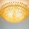 Plafoniera Prismatico 12 luci ambra