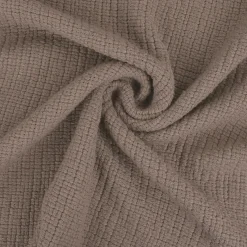 Plaid Intrecci in cotone color nocciola