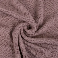 Plaid Intrecci in cotone rosa