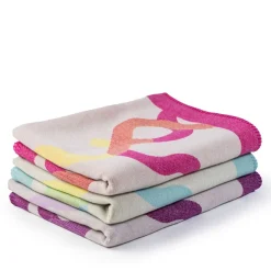 Plaid Signature In Lana e Cashmere Ciliegia