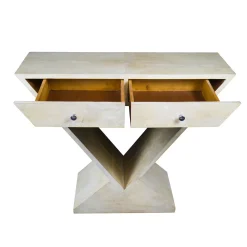 PLM-0080 Console in pergamena avorio