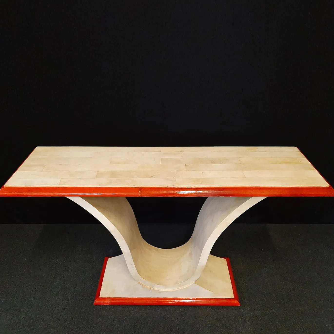 PLM-0086 Console in pergamena rosso/avorio