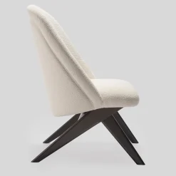 Poltrona alta Macao White di Studio Livoni