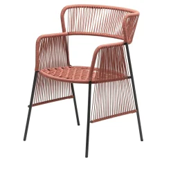 Poltrona Altana SP grigio e rosa di Antonio De Marco