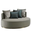 Poltrona Ange Maxi Melange Grigio e Blu