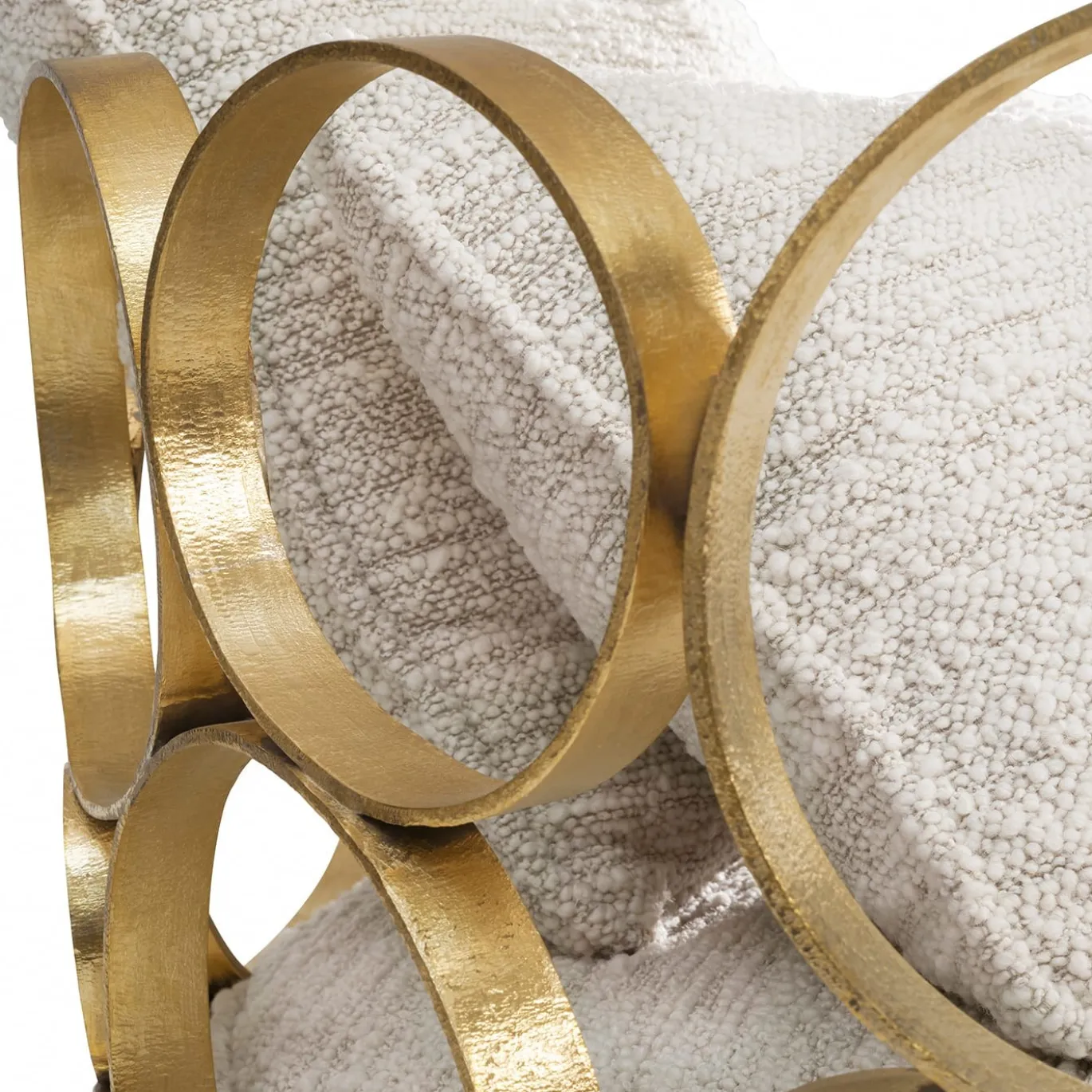 POLTRONA ASTRO IN OTTONE NATURALE - FLAIR EDITION MADE BY NSL