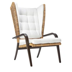 Poltrona Bergere 1939 Bianco di Franco Albini