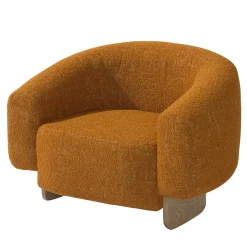 Poltrona Betty in Boucl� Arancione