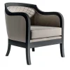 Poltrona Beverly Hills con braccioli arrotondati