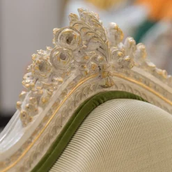 POLTRONA BIANCA IN STILE LUIGI XVI