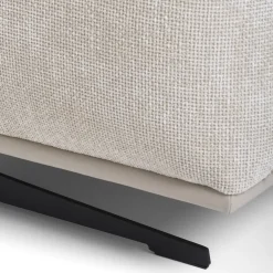 Poltrona Boboli bianco panna con tavolino laterale