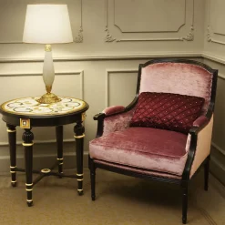 Poltrona Bordeaux in velluto
