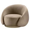 Poltrona circolare Abbracci Taupe di Lorenza Bozzoli