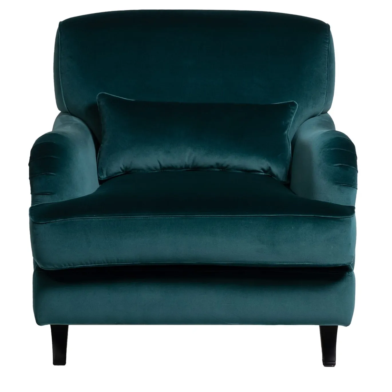 Poltrona classica Bernini in velluto blu ottanio