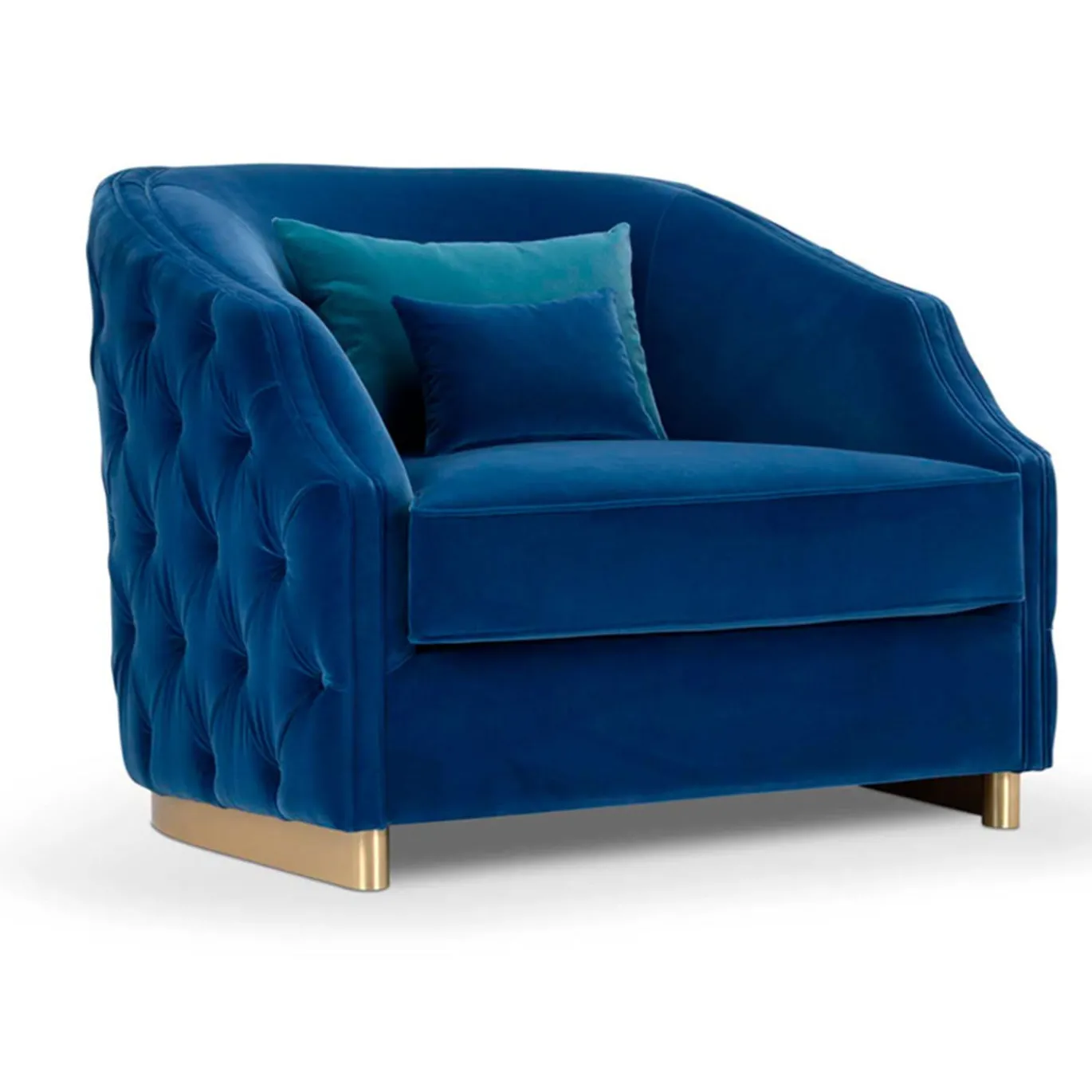 Poltrona Cleio grande blu