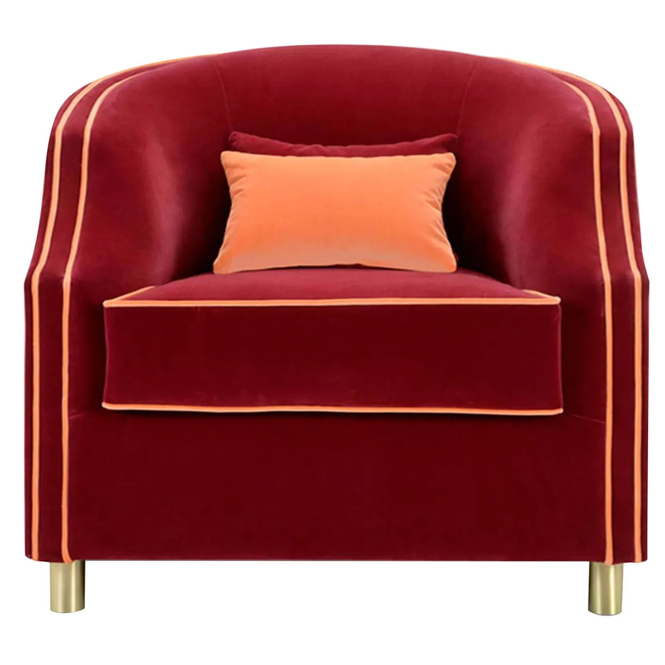 Poltrona Cleio Small Borgogna