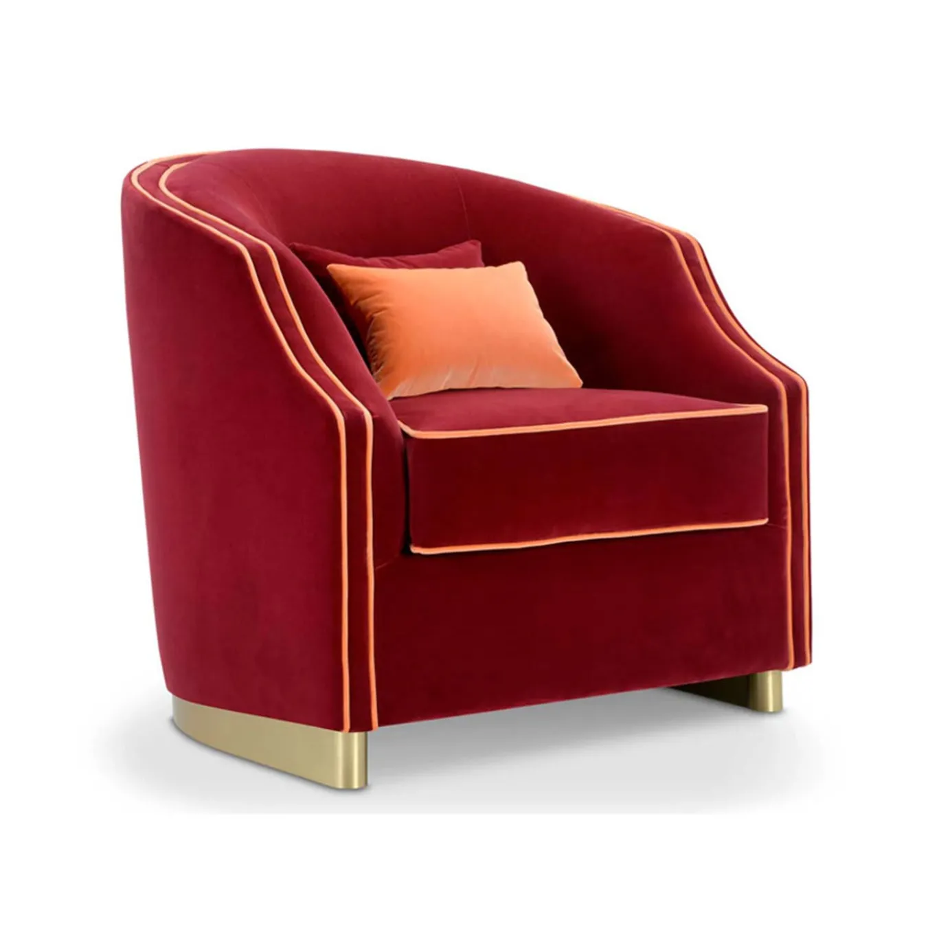 Poltrona Cleio Small Borgogna