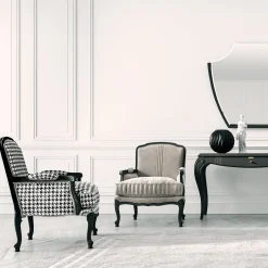 Poltrona con struttura in legno Beverly Hills