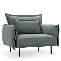 Poltrona Contemporanea Tilton Azzurra