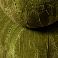 Poltrona Diomira in Velluto Verde
